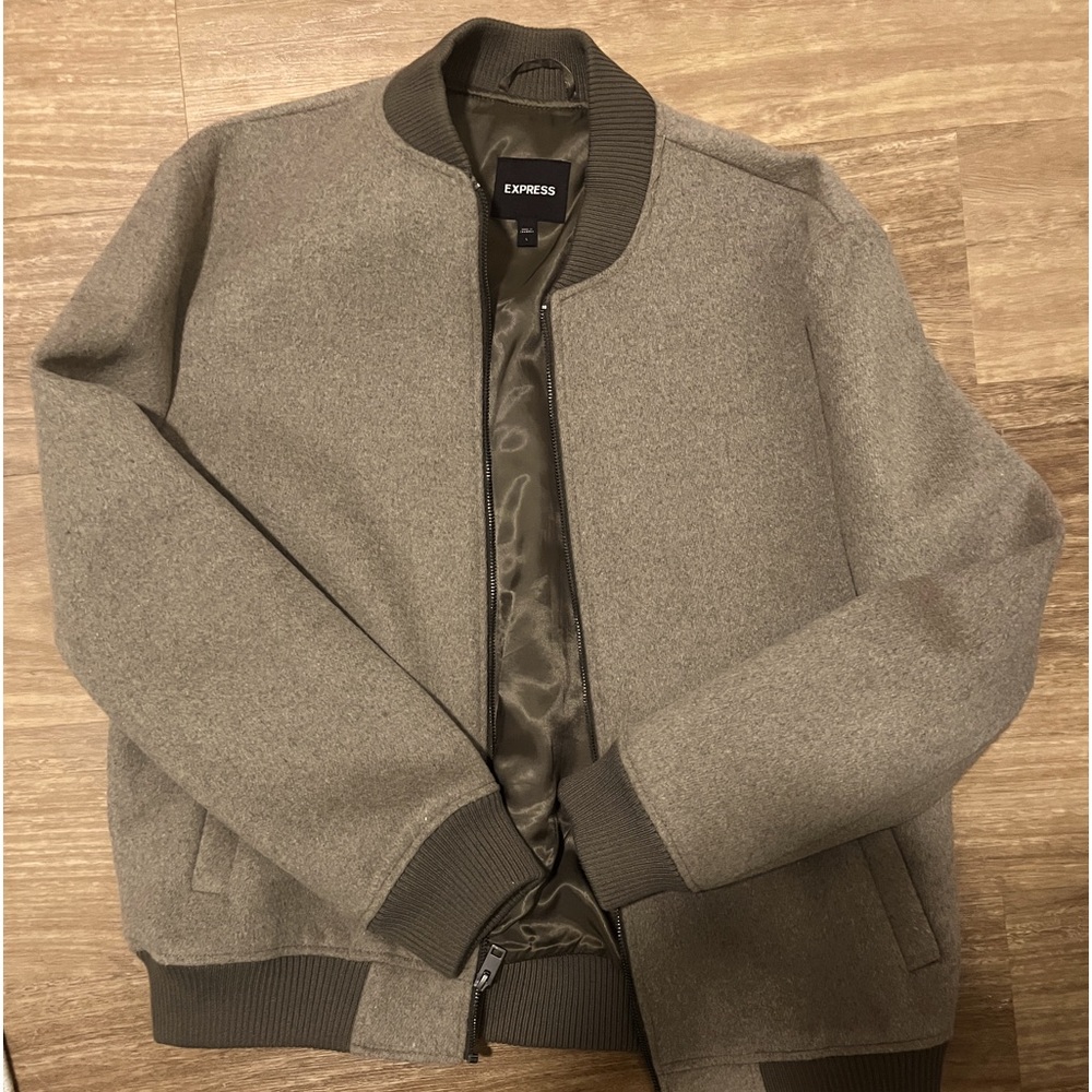 Express wool bomber jacket! GREAT QUALITY!!